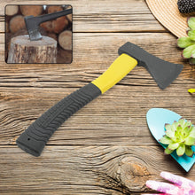 Gardening Tools Hatchet Axe Fiberglass Body Rubberized Handle Wood Cutting Axe, Camping Axe, Safety Axe, Pick Axe (972 Gm)