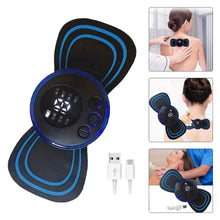 Portable USB Neck Massager Electric Neck Massager Automatic Massage Enhancer Mini Cervical Massager EMS Lymphatic Drainage Massage with Cable, Gym Equipment