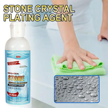 Stone Stain Remover Cleaner, Stone Crystal Plating Agent, Marble Stone Cleaner Polishes, Crystal Plating for Kitchen, Patio, Backyard Marble Cleaner and Polish (75 ML Approx / 1 pc)