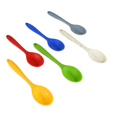 Multipurpose Silicone Spoon, Silicone Basting Spoon Non-Stick Kitchen Utensils Household Heat-Resistant Non Stick Spoons Kitchen Cookware Items For Cooking and Baking (6 Pcs Set)