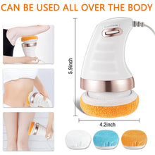 Body Massager Shaping Machine | Body Sculpting Massager with 3 Washable Pads |Adjustable Speeds | Electric Handheld Massager for Belly, Waist, Legs, Arms, Butt (1 Pc), Gym Equipment