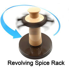 Revolving Spice Rack, 8 Spice jars with 120 ml, Condiment Set