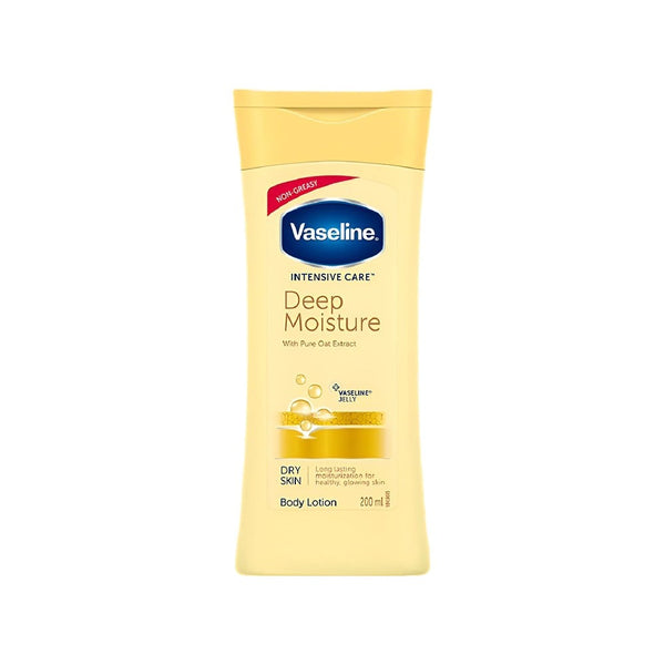 Vaseline Intensive Care Deep Moisture Body Lotion (Long Lasting Moisturization For Healthy, Glowing Skin)