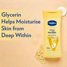 Vaseline Intensive Care Deep Moisture Body Lotion (Long Lasting Moisturization For Healthy, Glowing Skin)