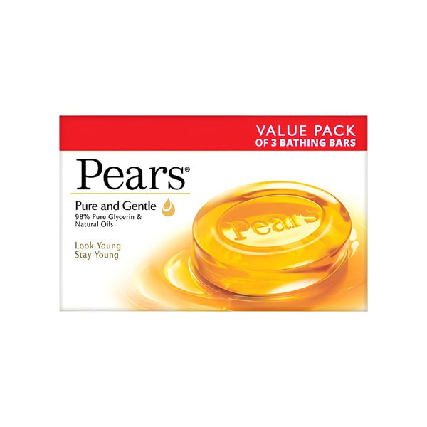 Pears Pure & Gentle Soap (125 g) - Pack of 5