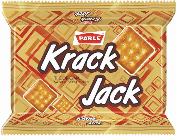 PARLE Krack Jack Crackers Sweet & Salty Biscuit (Meetha-Namkeen Biscuit)  (200 g)