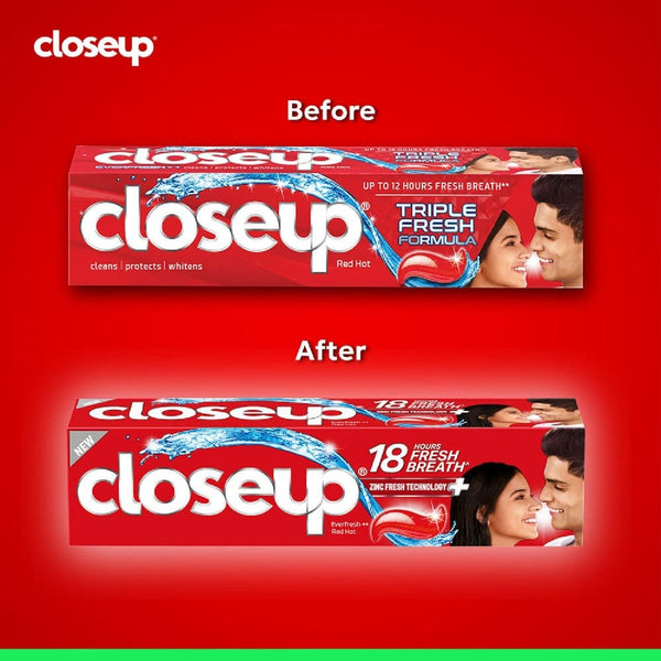 Closeup Everfresh+ Gel Toothpaste (Red Hot) 150g