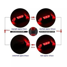 Durable red front LED light for bicycles with waterproof features.