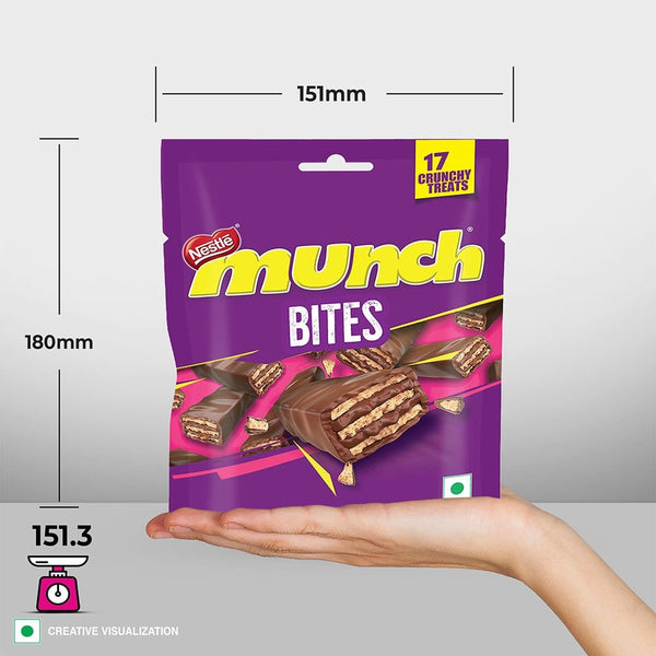 Munch Chocolate Coated Crunchy Wafer Bar