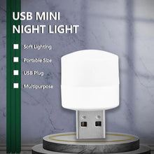 Small plug-in LED lamp for night use with PC and laptop