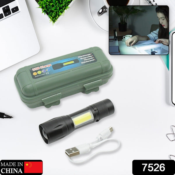 Ultra-bright LED mini torch with a compact design for easy portability.