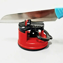 Knife sharpener with suction cup