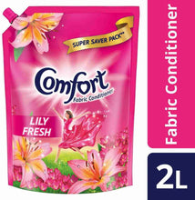 Comfort After Wash Lily Fresh Fabric Conditioner Pouch  (2 L