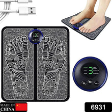 Portable electric foot massager for circulation and muscle stimulation