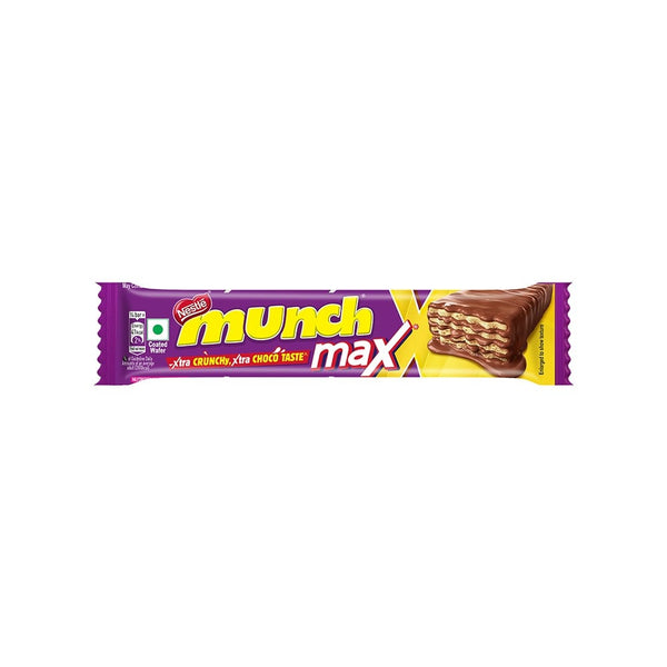 Nestle Munch Max, Chocolate Coated, Crunchy Wafer Bar