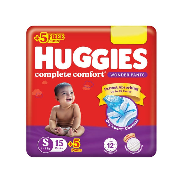 Huggies Wonder Diaper (20 pieces) (Pants, S, 4-8 kg)