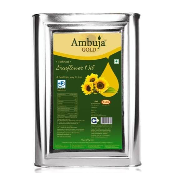 Ambuja Gold Refined Sunflower Oil  15 Kg