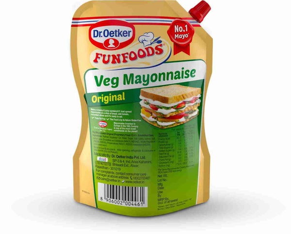 FUNFOODS by Dr. Oetker Veg Mayonnaise Original 800 g