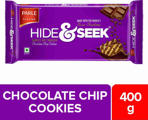 PARLE Hide and Seek Choco Chip Creme Sandwiches Cookies Biscuit (Cookie)  (400 g)