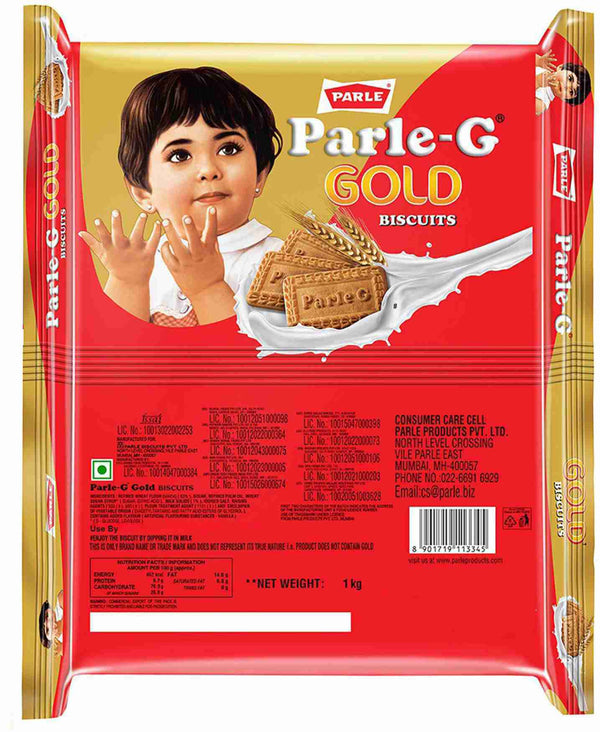 PARLE G Gold Biscuits Plain Biscuit (Sada Biscuit)  (1 kg)