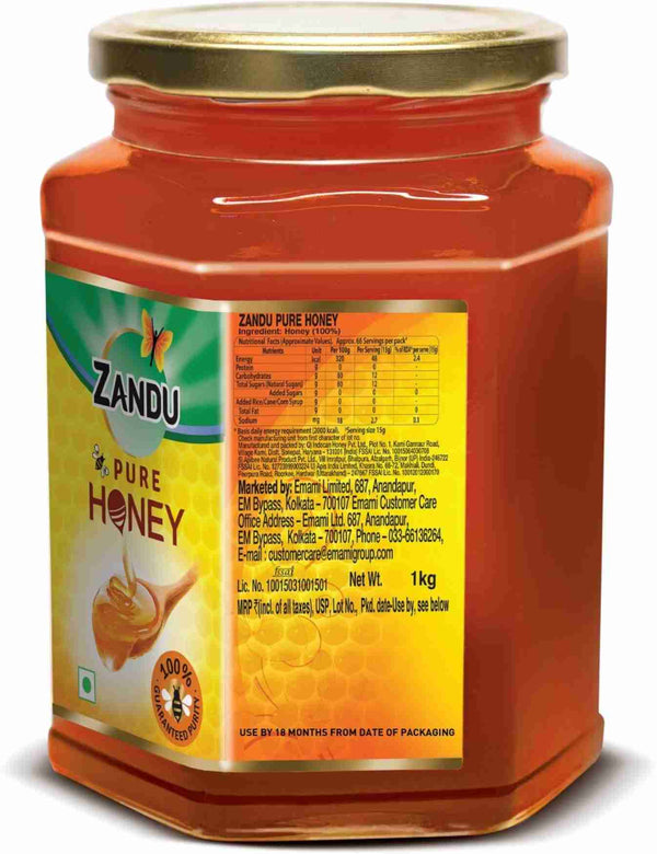 ZANDU Pure Honey  (1 kg)