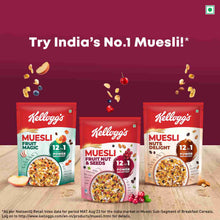 Kellogg's Fruit Nut & Seeds, 12-in-1 Power Breakfast, IndiaNo.1 Muesli Cereal Pouch  (750 g)