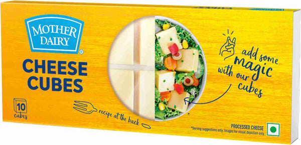 Mother Dairy Cheese Cubes 180g