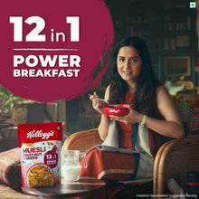 Kellogg's Fruit Nut & Seeds, 12-in-1 Power Breakfast, IndiaNo.1 Muesli Cereal Pouch  (750 g)