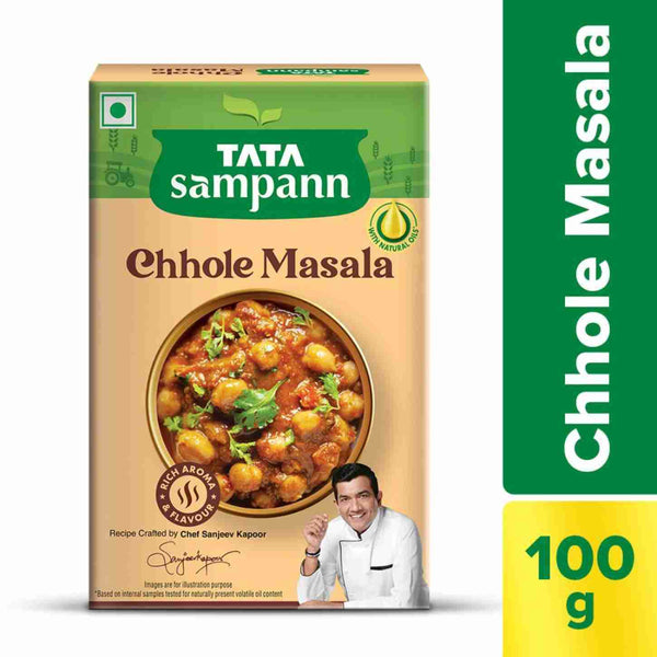 Tata Sampann Chhole Masala with Natural Oils, Rich Aroma & Flavour  (100 g)