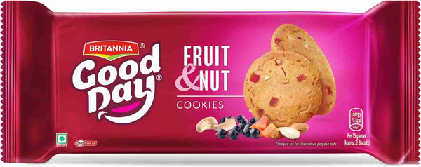 BRITANNIA Good Day Fruit & Nut Cookies Biscuit (Cookie)  (450 g)