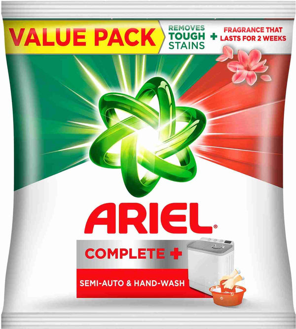 Ariel Complete | Removes 100 Tough Stains in 1 wash | Detergent Powder 4 kg