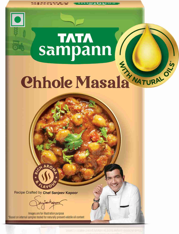 Tata Sampann Chhole Masala with Natural Oils, Rich Aroma & Flavour  (100 g)