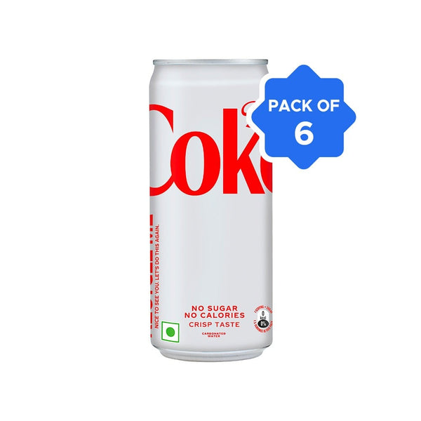 Coca-Cola Diet Coke Soft Drink - Pack of 6