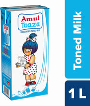 Amul Taaza Homogenised Toned Milk  (1 L)